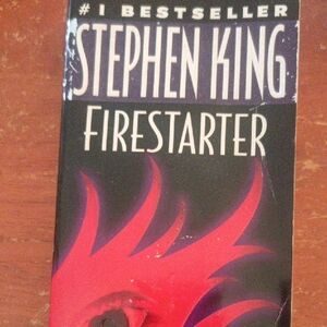 Firestarter Book - Black and Red Cover